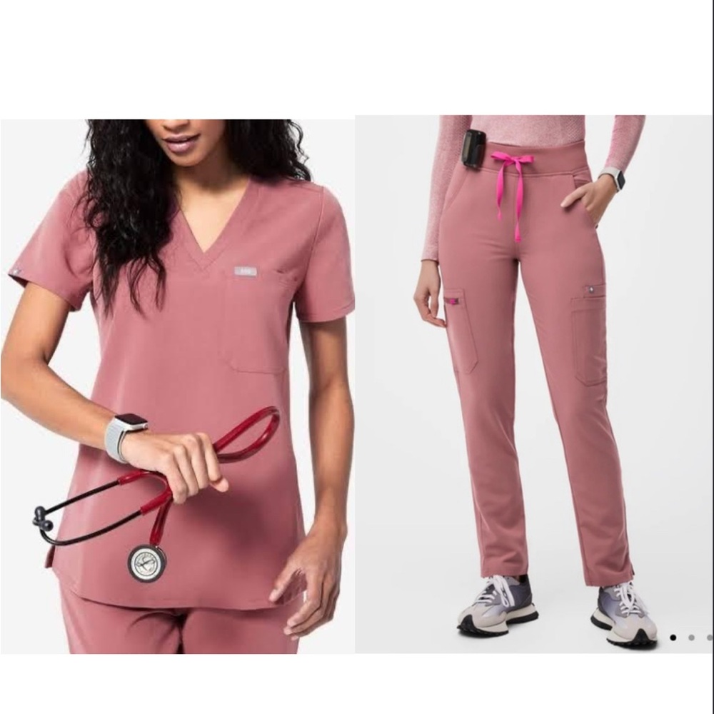 Figs Mauve Scrub SET